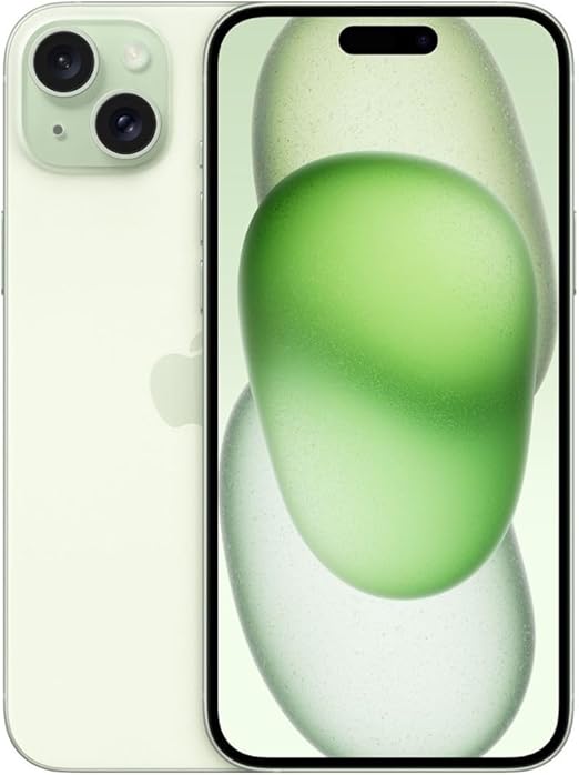 Apple (Refurbished) iPhone 15 Plus, 512GB, Green - Dual eSIM (US Version)